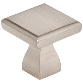 1" Overall Length Square Hadly Cabinet Knob