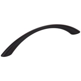 128 mm Center-to-Center Black Arched Verona Cabinet Pull