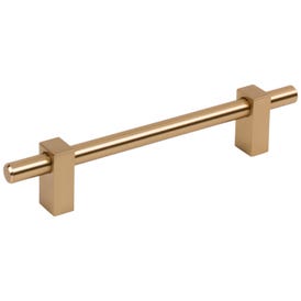 128 mm Center-to-Center Satin Bronze Larkin Cabinet Bar Pull