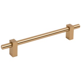160 mm Center-to-Center Satin Bronze Larkin Cabinet Bar Pull