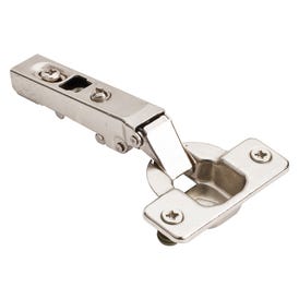 110° Standard Duty Full Overlay Screw Adjustable Self-close Hinge with Press-in 8 mm Dowels
