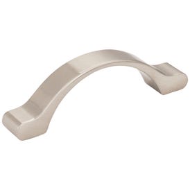 3" Center-to-Center Satin Nickel Arched Seaver Cabinet Pull