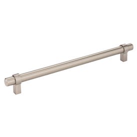 224 mm Center-to-Center Satin Nickel Key Grande Cabinet Bar Pull