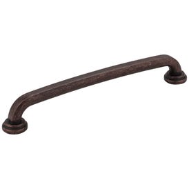160 mm Center-to-Center Distressed Oil Rubbed Bronze Bremen 1 Cabinet Pull