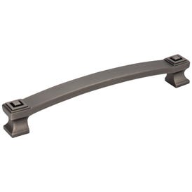 160 mm Center-to-Center Brushed Pewter Square Delmar Cabinet Pull