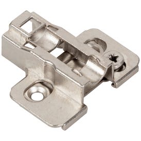 Heavy Duty 9 mm Cam Adj Zinc Die Cast Plate with Euro Screws for 700, 725, 900 and 1750 Series Euro Hinges