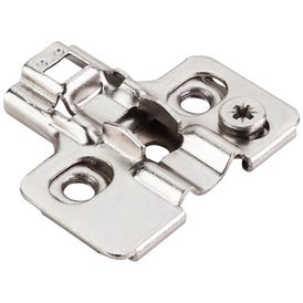 Standard Duty 0 mm Cam Adj Steel Plate for 700, 725, 900 and 1750 Series Euro Hinges