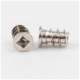 6.3 mm x 10.5 mm Nickel Plated Square Drive 7 mm Flat Head Euro Screw Sold by the Box(4,500). Order 4.5 for a box of 4,500 screws