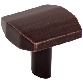 1-1/4"Overall Length Brushed Oil Rubbed Bronze William Cabinet Knob