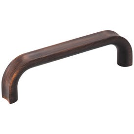 96 mm Center-to-Center Brushed Oil Rubbed Bronze Rae Cabinet Pull