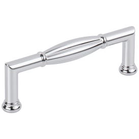 96 mm Center-to-Center Polished Chrome Southerland Cabinet Pull