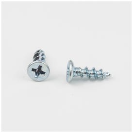 #6 x 1/2" Zinc Plated Phillips Drive Coarse Thread Undercut Screw Sold by the Keg. Order 25 for a Keg of 25,000 Screws