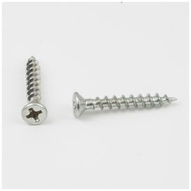 #6 x 1" Zinc Plated Phillips Drive Coarse Thread Flat Head Screw Sold by the Keg. Order 10 for 10,000 Screws