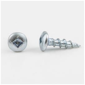 #6 x 1/2" Zinc Plated Square Drive Coarse Thread Truss Head Screw Sold by the Keg. Order 25 for a Keg of 25,000 Screws