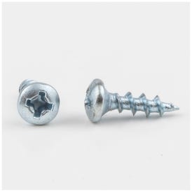 #6 x 1/2" Zinc Plated Phillips Drive Type 17 Coarse Thread Pan Head Screw Sold by the Keg. Order 25 for a Keg of 25,000 Screws