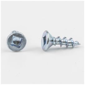 #6 x 1/2" Zinc Plated Square Drive Coarse Thread Flat Head Screw Sold by the Keg. Order 25 for a Keg of 25,000 Screws