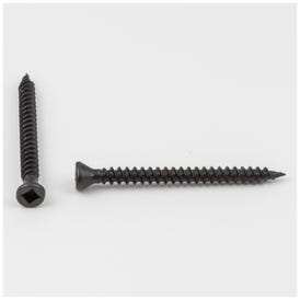 #6 x 1-5/8" Trim Head Square #1 Drive Screw  Finish: Black  Sold by the Keg. Order 5 for a Keg of 5,000 Screws