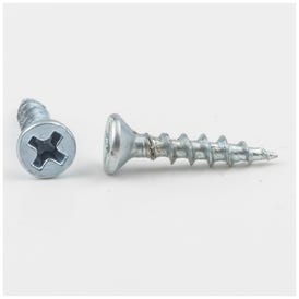 #6 x 3/4" Zinc Plated Phillips Drive Coarse Thread Flat Head Screw Sold by the Box. Order 2 for a Box of 2,000 Screws
