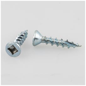 #6 x 3/4" Zinc Plated Square Drive Type 17 Coarse Thread Flat Head Screw Sold by the Box. Order 5 for a Box of 5,000 Screws