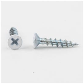 #6 x 3/4" White Phillips Drive Coarse Thread Flat Head Screw Sold by the Box. Order 5 for a Box of 5,000 Screws