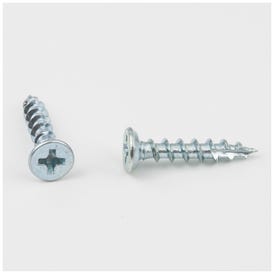 #6 x 3/4" Zinc Plated Phillips Drive Type 17 Coarse Thread Flat Head Screw Sold by the Keg. Order 20 for a Key of 20,000 Screws