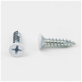 #6 x 3/4"White Phillips Drive Type 17 Coarse Thread Flat Head Screw Sold by the Box. Order 5 for a Box of 5,000 Screws