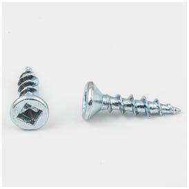 #6 x 5/8" Zinc Plated Square Drive Type 17 Coarse Thread Flat Head Screw Sold by the Box. Order 6 for a Box of 6,000 Screws