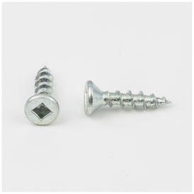 #6 x 5/8"  Zinc Plated Square Drive Coarse Thread Flat Head Screw Sold by the Keg. Order 25 for a Keg of 25,000 Screws