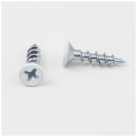 #6 x 5/8" White Phillips Drive Coarse Thread Flat Head Screw Sold by the Box. Order 6 for a Box of 6,000 Screws