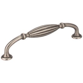 128 mm Center-to-Center Distressed Pewter Glenmore Cabinet Pull