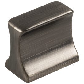 1-1/4" Overall Length (16 mm Center-to-Center)  Brushed Pewter Sullivan Cabinet Knob