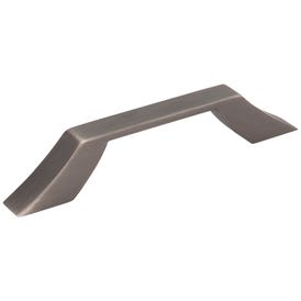 96 mm Center-to-Center Brushed Pewter Square Royce Cabinet Pull