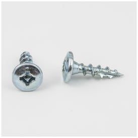 #7 x 5/8" Zinc Plated Type 17 Square/Phillips Drive Coarse Thread Pan Washer Head Screw Sold by the Keg. Order 18 for a Keg of 18,000 Screws