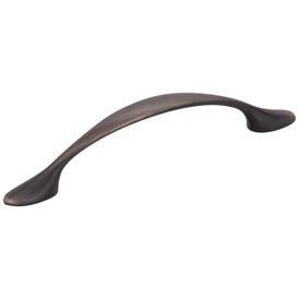 96 mm Center-to-Center Brushed Oil Rubbed Bronze Arched Somerset Cabinet Pull