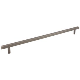 18" Center-to-Center Brushed Pewter Square Dominique Appliance Handle