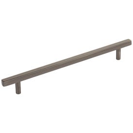 192 mm Center-to-Center Brushed Pewter Square Dominique Cabinet Bar Pull