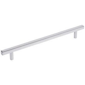 192 mm Center-to-Center Polished Chrome Square Dominique Cabinet Bar Pull