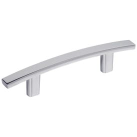 3" Center-to-Center Polished Chrome Square Thatcher Cabinet Bar Pull
