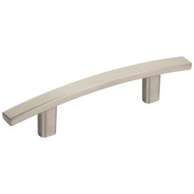 3" Center-to-Center Satin Nickel Square Thatcher Cabinet Bar Pull