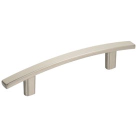 96 mm Center-to-Center Satin Nickel Square Thatcher Cabinet Bar Pull