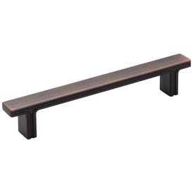 128 mm Center-to-Center Brushed Oil Rubbed Bronze Square Anwick Cabinet Pull