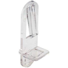 Clear 1/4" Pin Shelf Lock - Priced and Sold by the Thousand