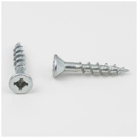 #8 x 1" Zinc plated Flat Head Coarse Thread Combo Nib Screw with Type 17 Point Sold by the Box. Order 2 for a Box of 2,000 Screws