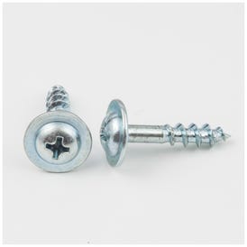 #8 x 7/8" Zinc Plated Phillips Drive Coarse Thread Large Washer Head Screw Sold by the Keg. Order 6 for a Keg of 6,000 Screws