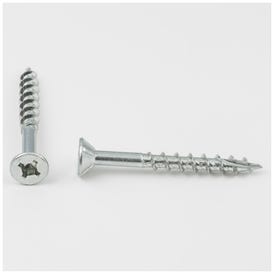 #8 x 1-1/2" Zinc Plated Square/Phillips Drive Type 17 Coarse Thread Flat Head Nib Screw Sold by the Keg. Order 6 for a Keg of 6,000 Screws