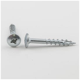 # 8 x 1-1/4" Zinc Plated Square/Phillips Drive Type 17 Coarse Thread Standard Round Washer Head Screw Sold by the Keg. Order 4 for a Keg of 4,000 Screws