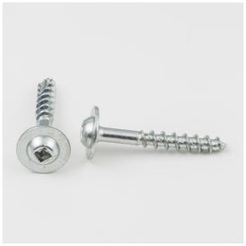 #8 x 1-1/4" Zinc Plated Square Drive Type 17 Coarse Thread Large Washer Head Screw Sold by the Keg. Order 5 for a Keg of 5,000 Screws