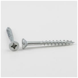 #8 x 1-5/8"Zinc Plated Square/Phillips Drive Type 17 Coarse Thread Flat Head Nib Screw Sold by the Keg. Order 5 for a Keg of 5,000 Screws