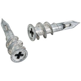 Self-Drilling Zinc Die Cast Hollow Wall Anchor.  Installs Into 3/8" - 5/8" Sheetrock.  Accepts #6 - #8 Screw (500).