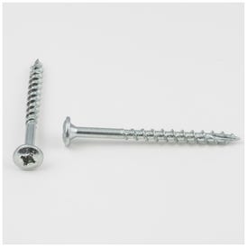 #8 x 2" Zinc Plated Square/Phillips Drive Type 17 Coarse Thread Standard Round Washer Head Screw Sold by the Keg (3,500). Order 3.5 for a Keg of 3,500 screws